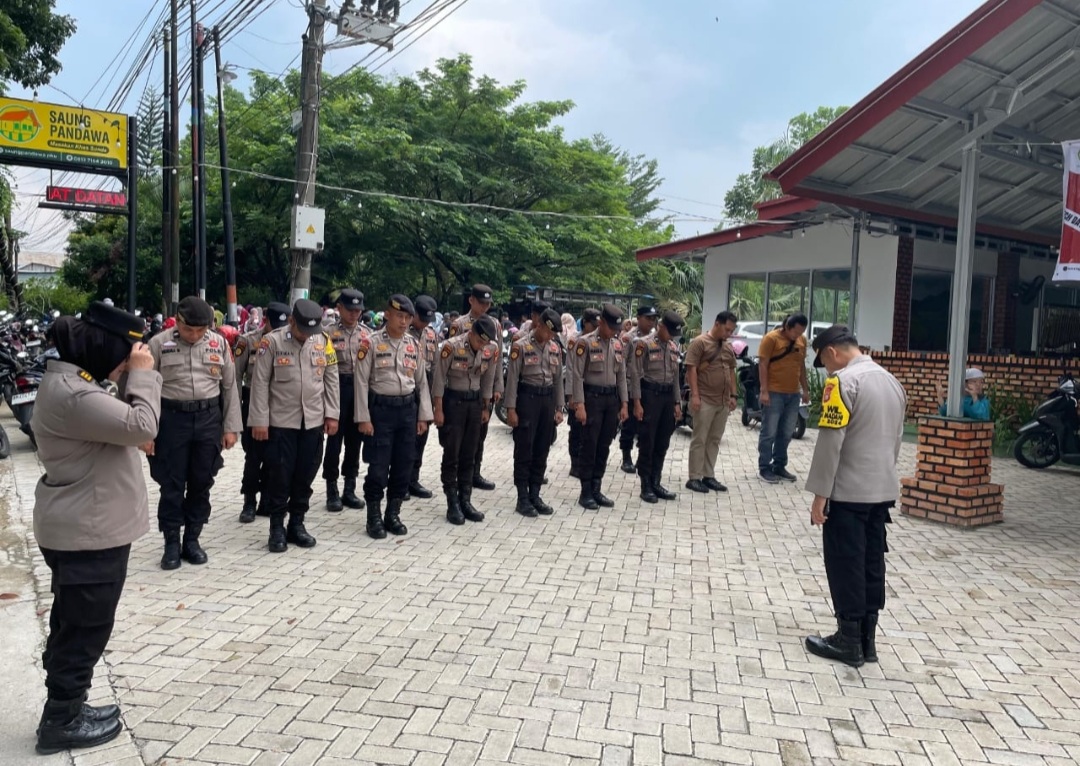 Subsatgas Objek Kegiatan Laksanakan Pengamanan Kampanye di Beberapa Lokasi