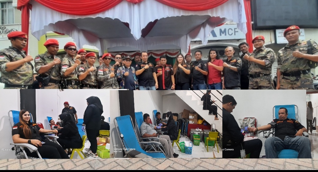 DPD GRIB Jaya Provinsi Riau Gelar Aksi Sosial Donor Darah Dalam Rangka Menjalin Hubungan Silaturahmi Antar Sesama dan Masyarakat 