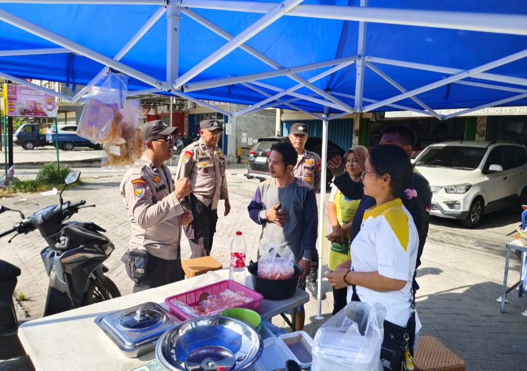 Hari Pencoblosan, Satgas Preemtif Subsatgas Binmas Tetap Melakukan Sambang Warga 