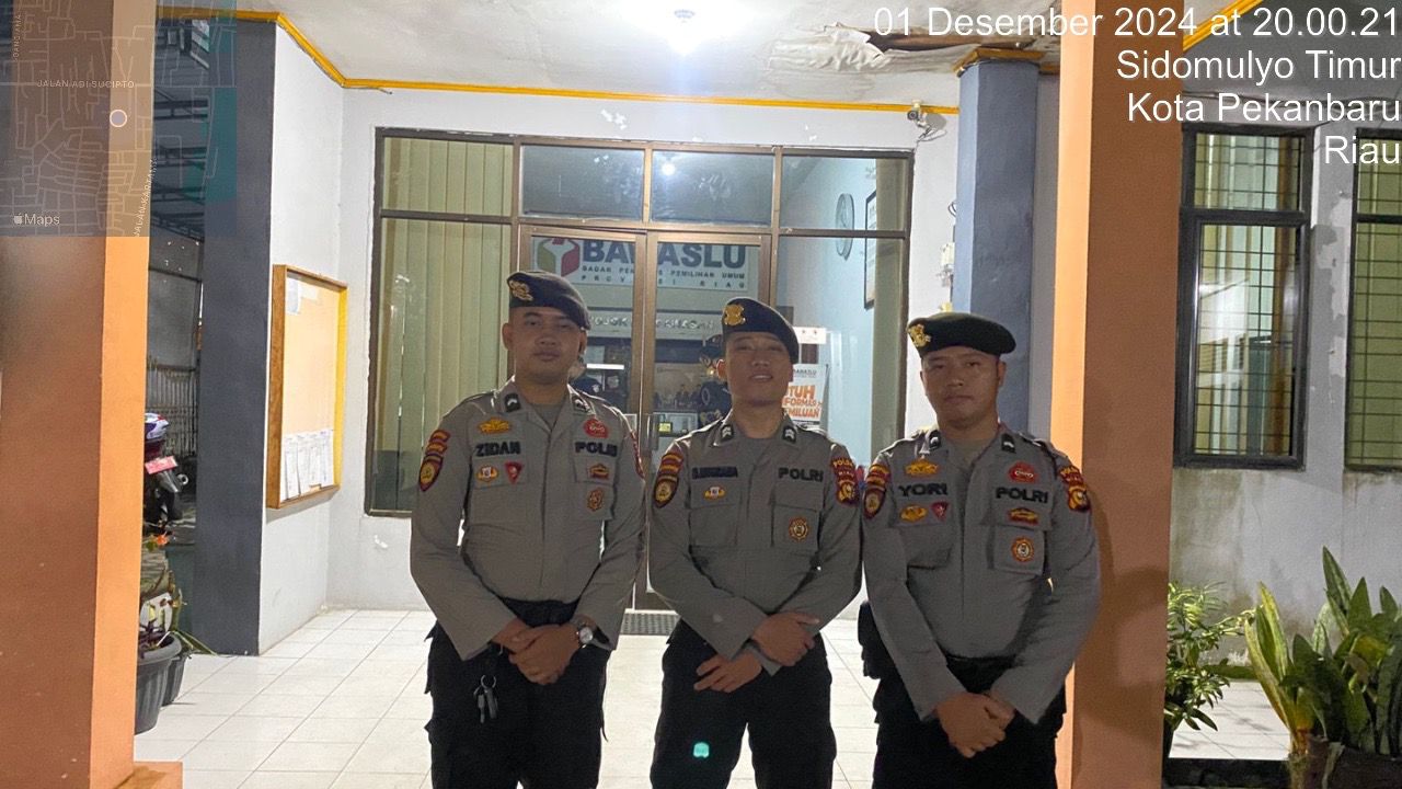 Subsatgas PAM Intensifkan Pengamanan di Kantor Bawaslu Riau