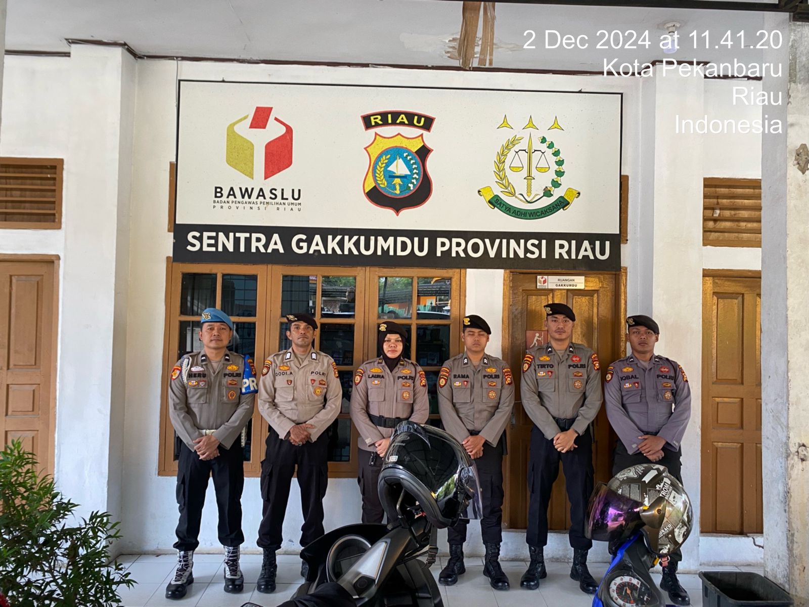 Subsatgas PAM Rutin Melakukan Pengamanan di Kantor KPU dan Bawaslu