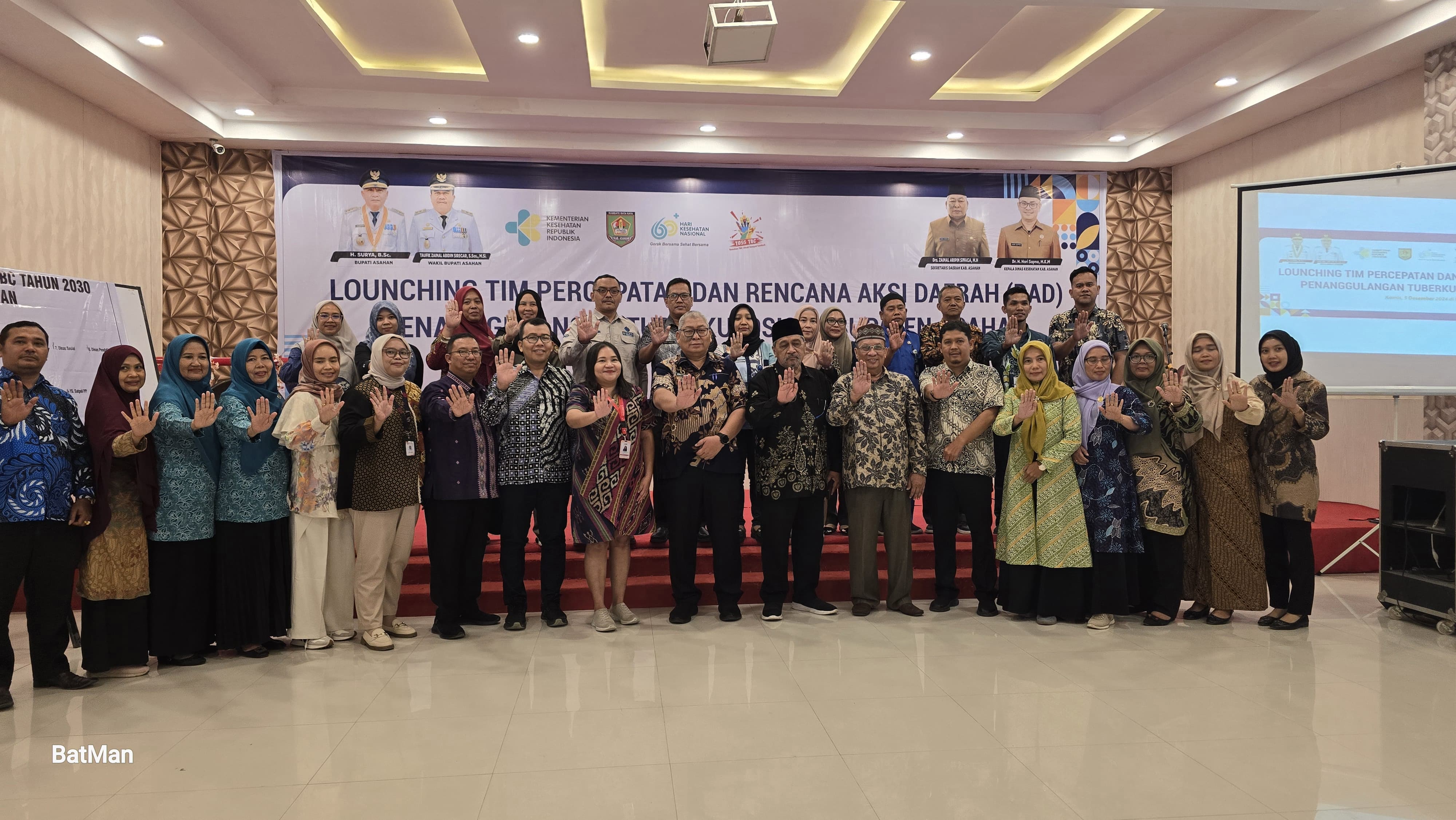 Sekretaris Daerah Kabupaten Asahan Buka Percepatan Penanggulangan Tuberkulosis