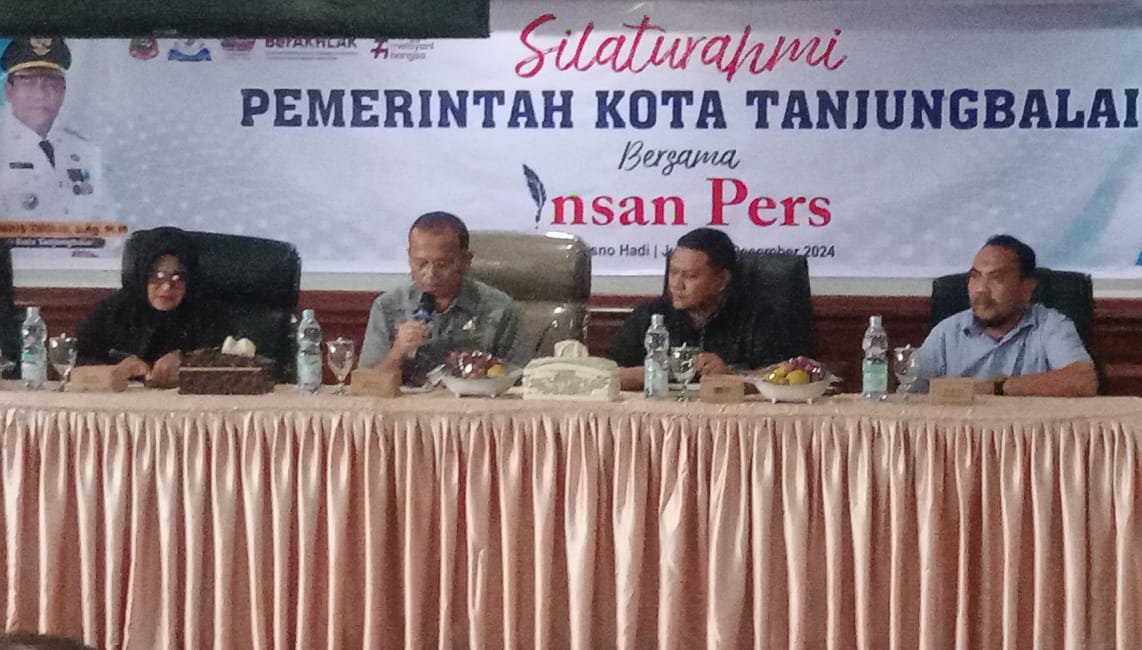 Asisten III Wakili Wali Kota Dalam Acara Silaturrahmi Dengan Insan Pers Kota Tanjungbalai