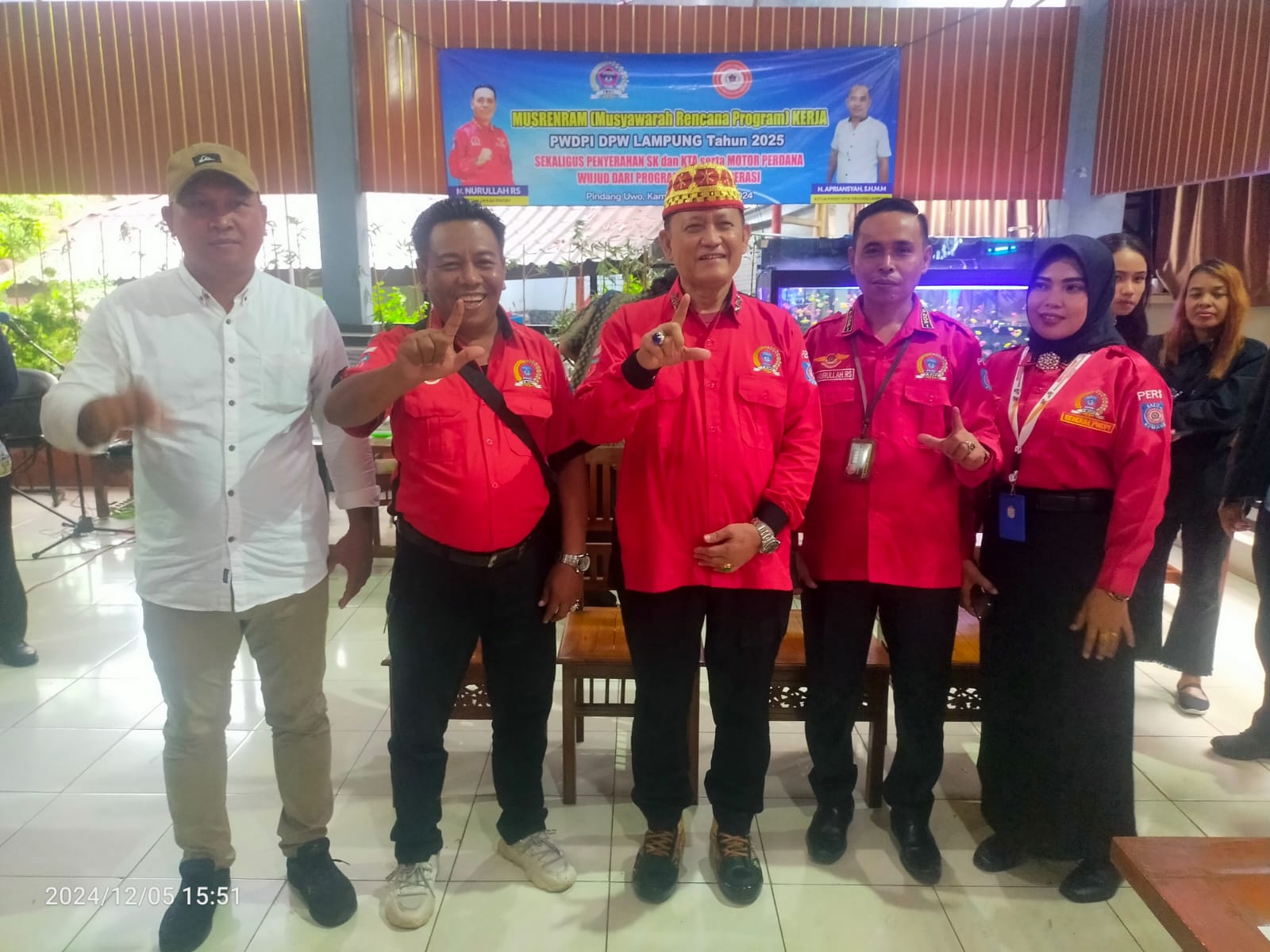 Rakerwil PWDPI Lampung Sepakat Dorong Perekonomian dan Tingkatkan SDM Anggota