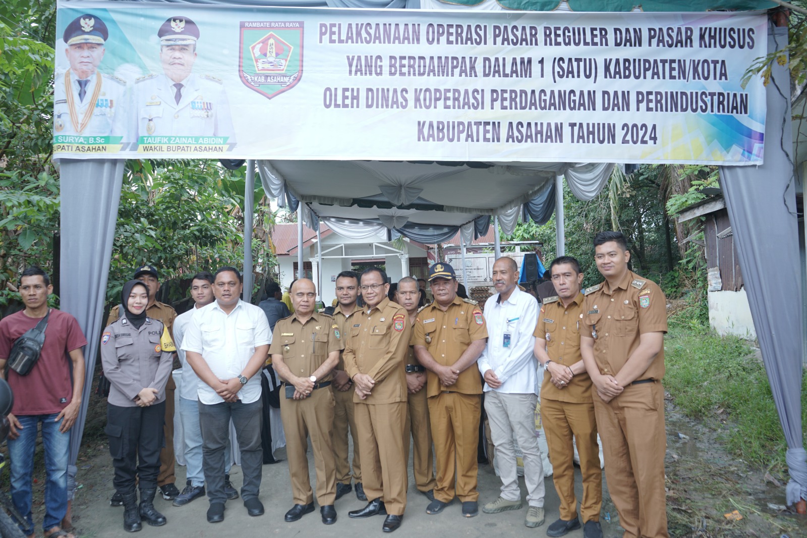 Bupati Asahan Buka Operasi Pasar Reguler dan Pasar Khusus yang Berdampak dalam Satu Kabupaten Kota Tahun 2024