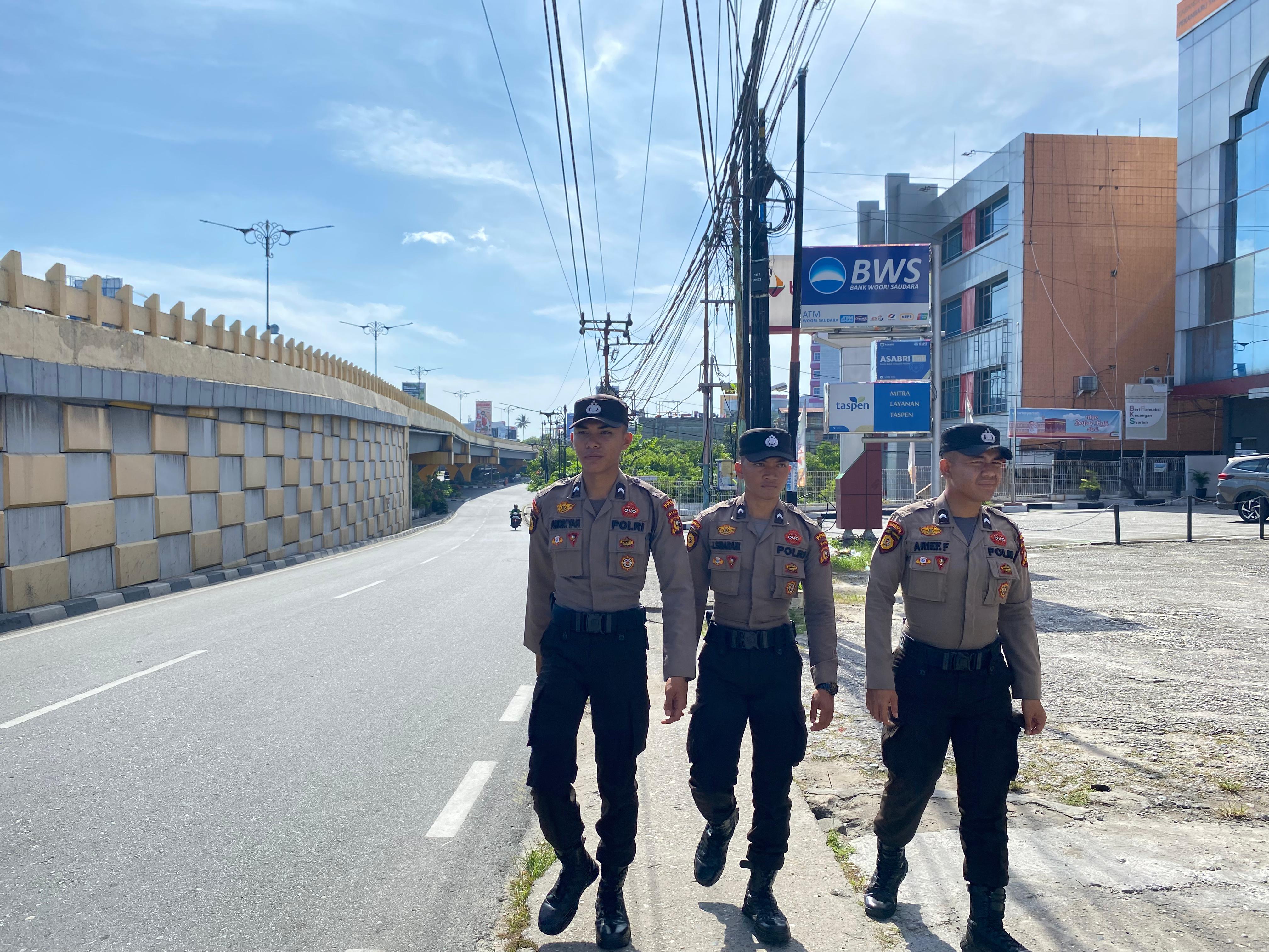 Cegah Gangguan Kamtibmas, Subsatgas PAM Objek Kegiatan Melakukan Patroli dan Monitoring 