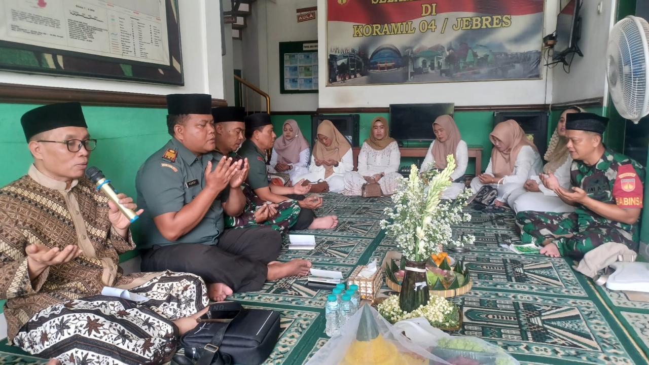 Koramil 04/Jebres Gelar Pengajian dan Doa Bersama, Begini Pesan Danramil