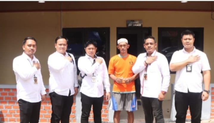 Di Duga Korupsi Dana Desa Kepala Desa Muara Baru Banyu Asin Di Amankan Sat Reskrim Polres Banyu asin.