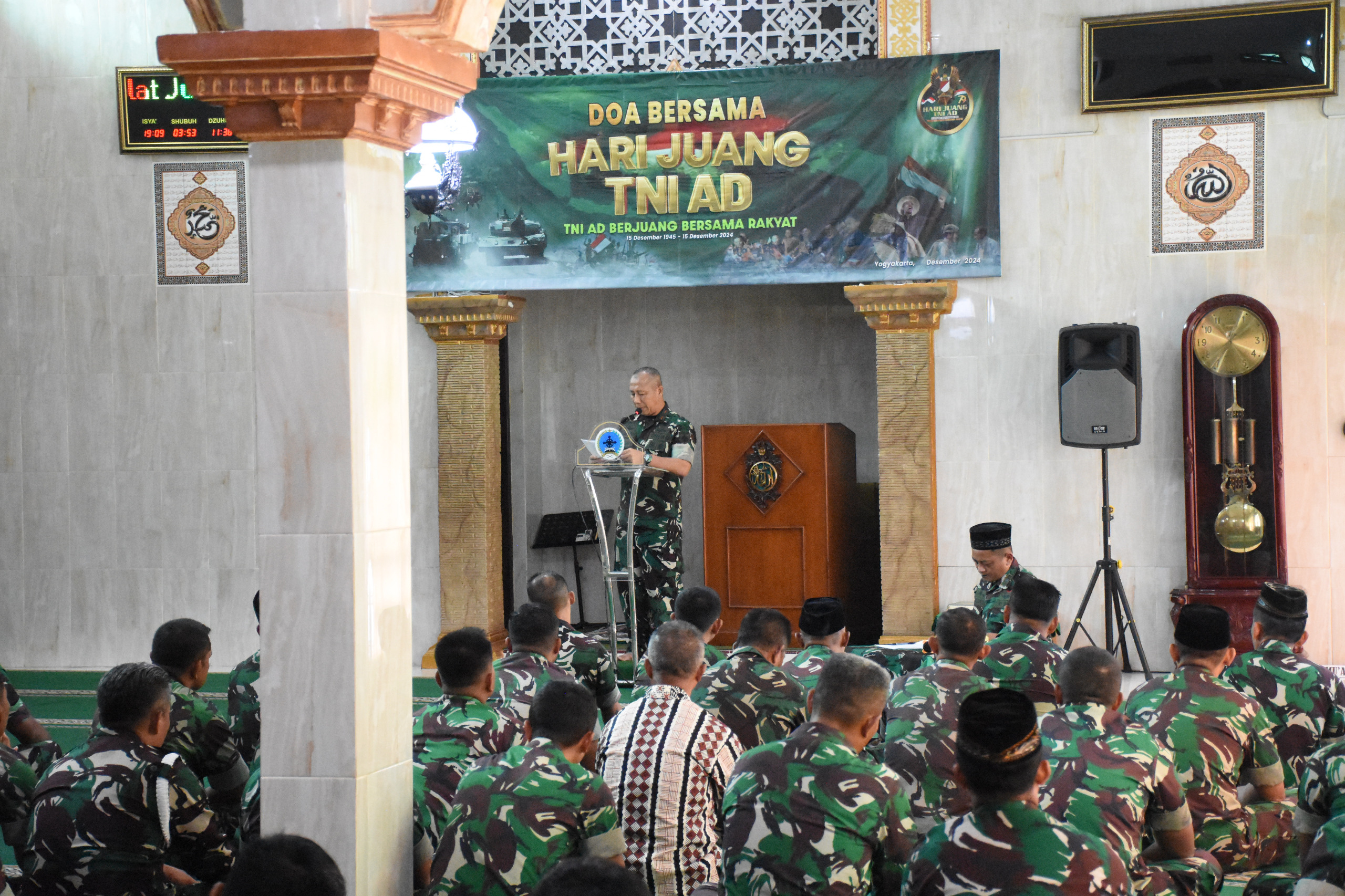Peringati Hari Juang TNI AD, Korem 072/Pamungkas Gelar Doa Bersama