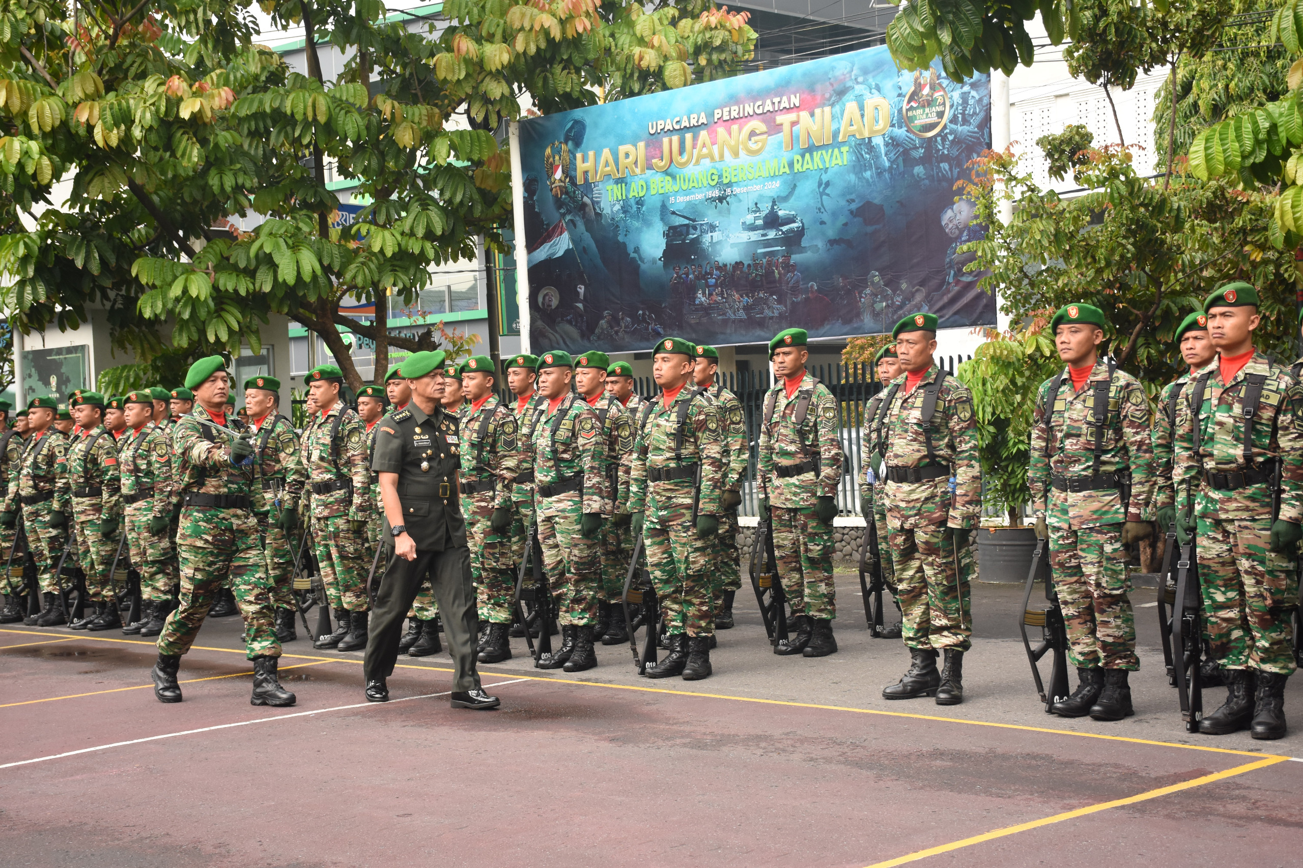 Kasrem 072/Pamungkas Pimpin Upacara Hari Juang TNI AD Tahun 2024