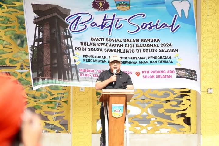 Car Free Day Solok Selatan Diramaikan Bakti Sosial oleh PDGI