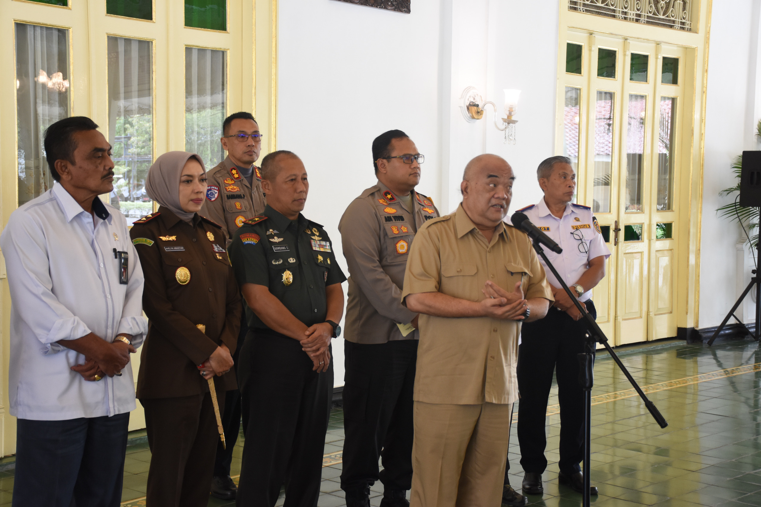Danrem 072/Pamungkas Hadiri Rapat Koordinasi Forkopimda DIY