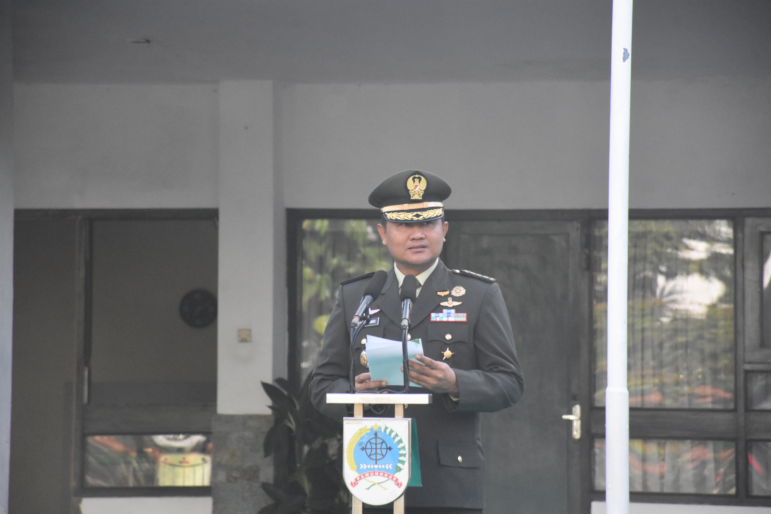 Dalam rangka memperingati Hari Bela Negara ke-76, Korem 072/Pamungkas menggelar upacara yang berlangsung khidmat