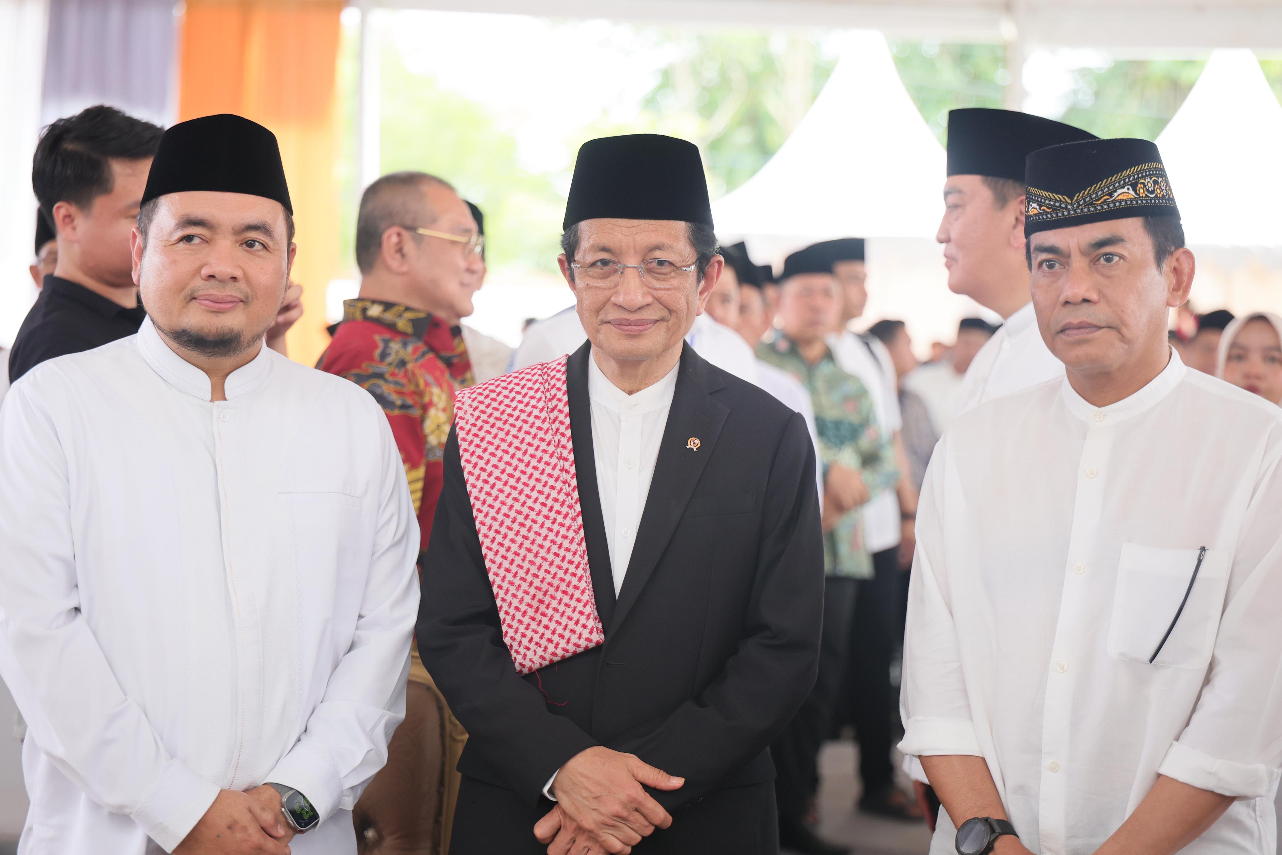 Kapolda Sumsel Irjen Pol Andi Rian R Djajadi, Sik, MH. Meresmikan Masjid Al-Abduh di Palembang