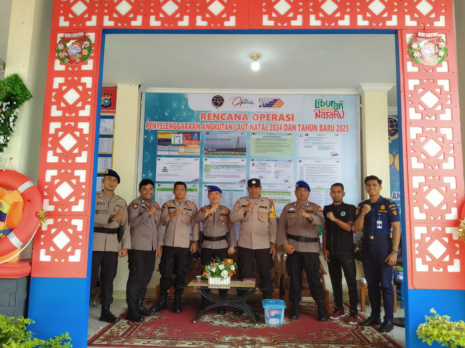 Jelang Nataru, Subsatgas Banops Polairud Ops Lilin LK-2024 Melakukan Patroli dan Pemantauan