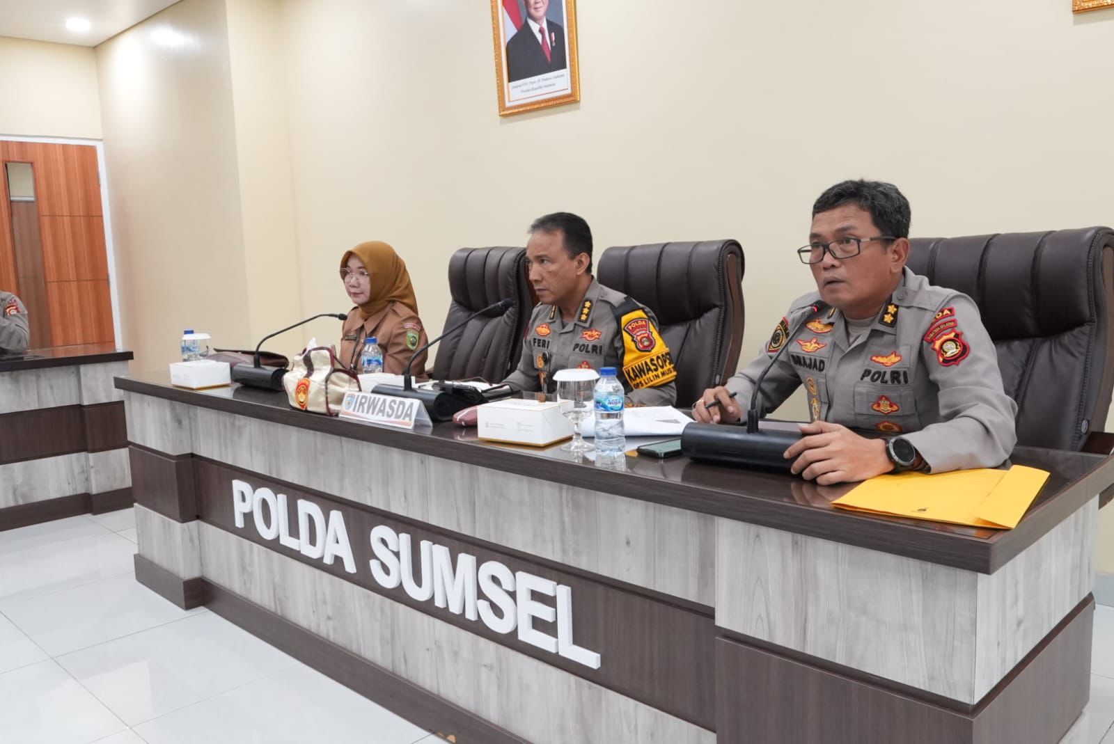 Polda Sumsel Gelar Rapat Persiapan Akselerasi Program Pemanfaatan Lahan Produktif Mendukung Percepatan Swasembada Pangan.