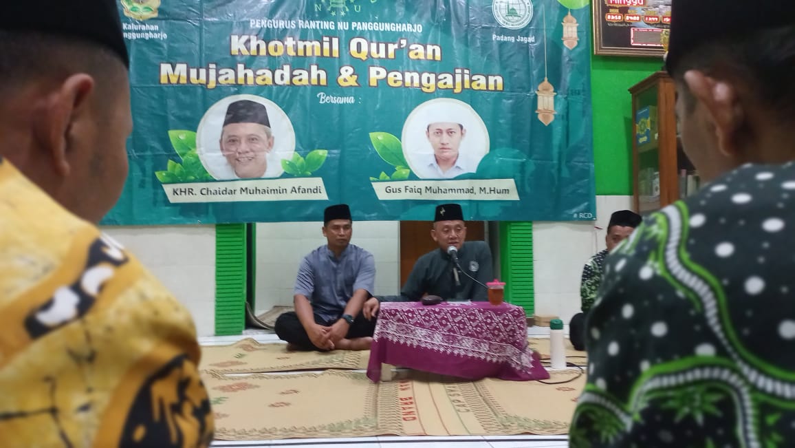 Komandan Kodim 0729/Bantul Hadiri Khotmil Qur’an dan Pengajian Tasyakuran Hari Jadi ke-78 Kalurahan Panggungharjo