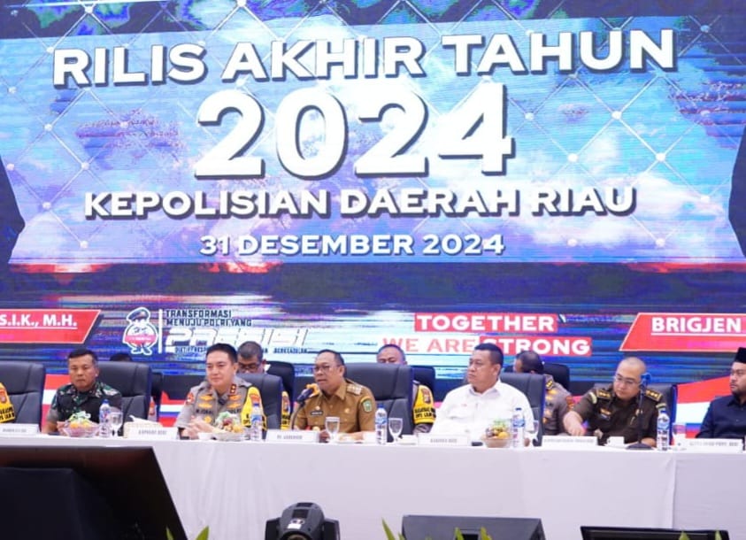 Dalam Setahun Polda Riau Tangkap 3.302 Tersangka dan Amankan 509,58 Kg Sabu