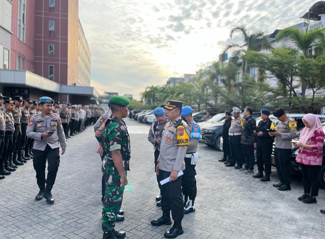187 Personel Diterjunkan Dalam Pengamanan Sidang Pleno Rekapitusasi Penghitungan Suara Tingkat Provinsi