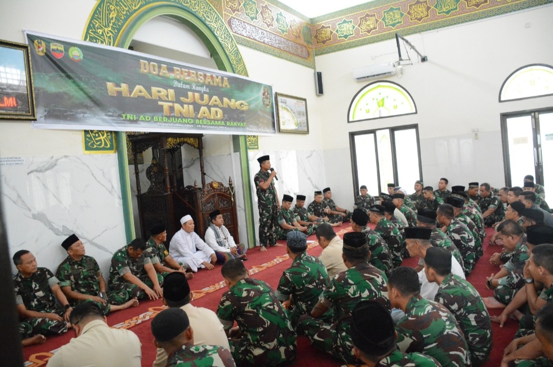 Korem 031/WB Gelar Doa Bersama Dalam Rangka Memperingati Hari Juang TNI AD