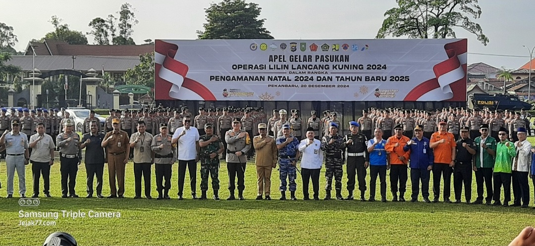 2.812 Personel Gabungan Disiagakan, Kapolda Riau : Personel siap fisik dan mental amankan Nataru 2024-2025