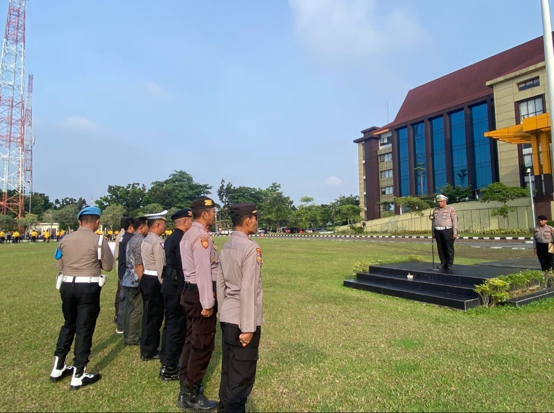 250 Personel Terlibat Operasi Lilin Lancang Kuning 2024 Ikuti Apel Pagi