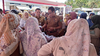 Dinas Perikanan Dan Pangan Kabupaten Pasaman Gelar Gerakan Pangan Murah