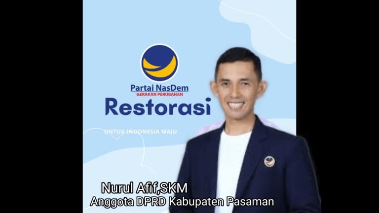 Dihari Pahlawan Anggota DPRD Pasaman Nurul Afif, Teladani Pahlawanmu, Cintai Negerimu
