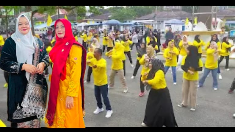 Dua Srikandi Fraksi Golkar DPRD Pasaman Hadiri HUT Partai Golkar Ke 60