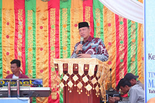 Bupati Pasaman Sabar AS membuka MTQ ke XII Nagari Malampah