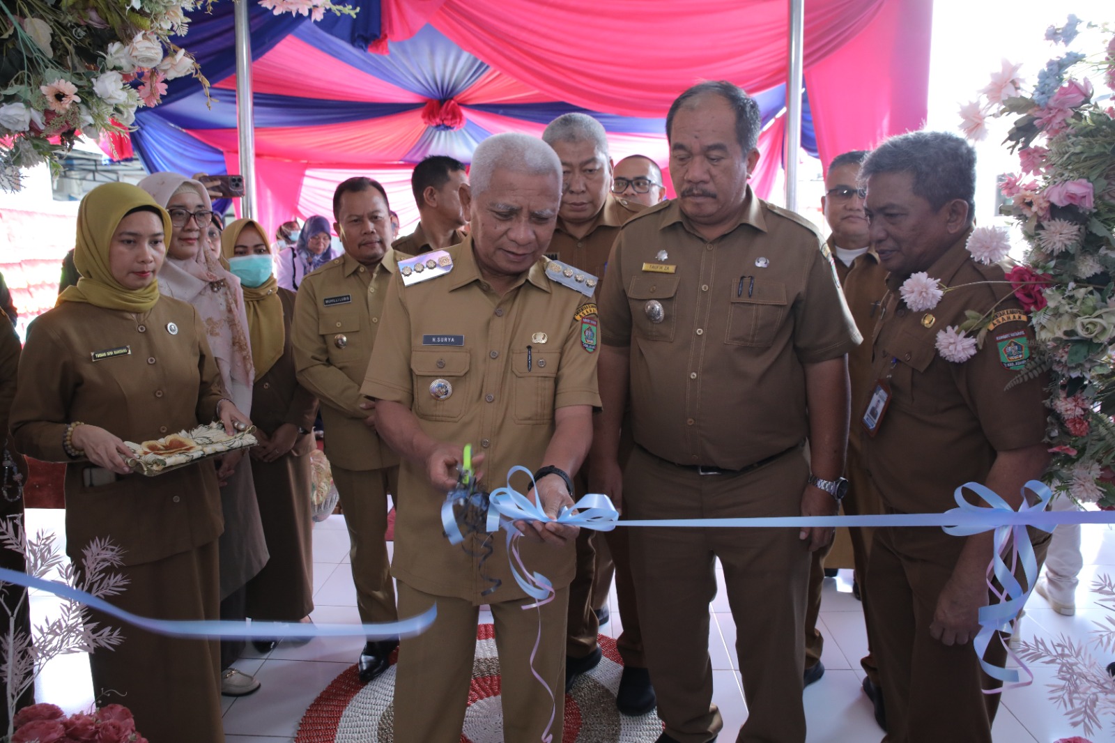Bupati Asahan Meresmikan Ruangan PICU Dan NICU RSUD HAMS Kabupaten Asahan