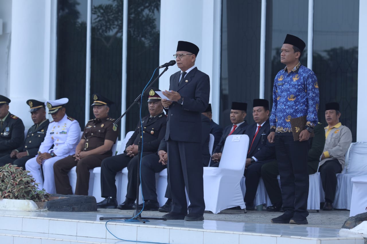 Bupati Asahan Pimpin Apel Bela Negara