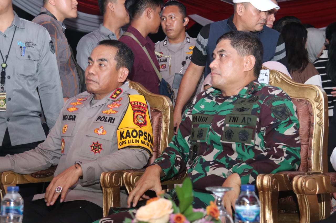 Kapolda Sumsel Bersama Forkopimda Pantau Perayaan Tahun Baru 2024