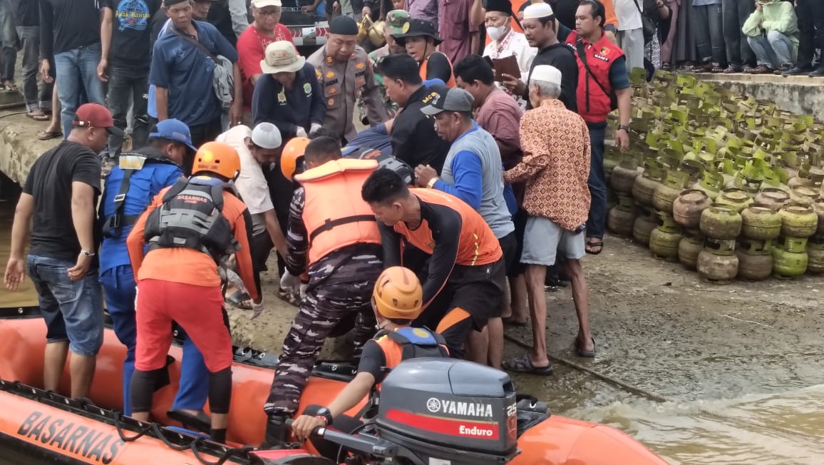 Dua Hari Hilang, Akhirnya Korban Tenggelam ditemukan Binpotmar Lanal Palembang