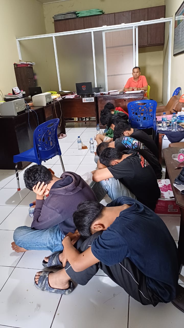 Diduga hendak serang SMP di Jimbaran, 12 remaja diamankan Polsek Bandungan.