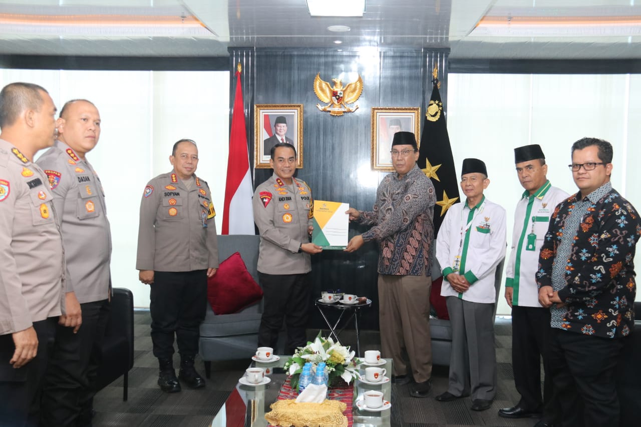 BAZNAS Provinsi Sumatera Selatan Mengadakan Audiensi Dengan Kepolisian Daerah Sumatera Selatan