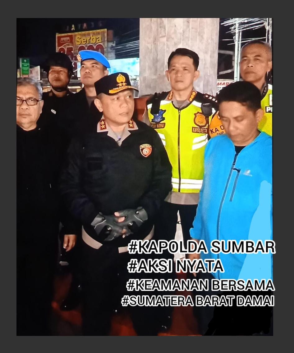 Kapolda Sumatera Barat Irjen Pol Gatot Tri Suryanta,Menegaskan Bentuk Keseriusan Menjaga Ketertiban Dalam Keamanan Bersama