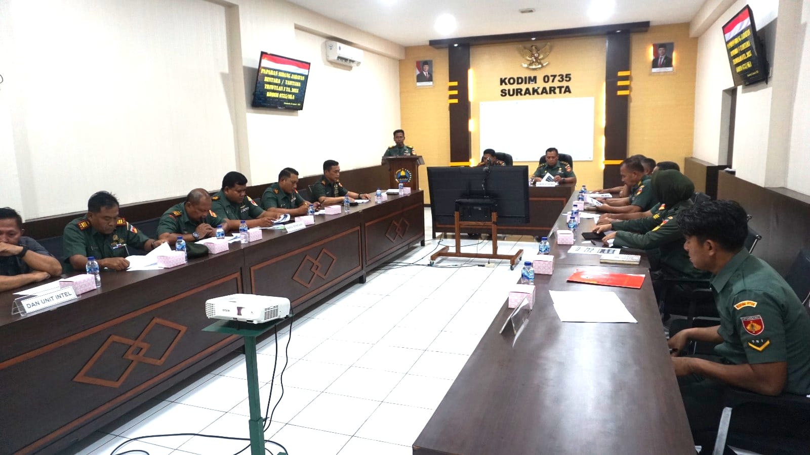 Dandim 0735/Surakarta Pimpin Sidang Jabatan Serta UKP Bintara Dan Tamtama Periode 1 Oktober 2025