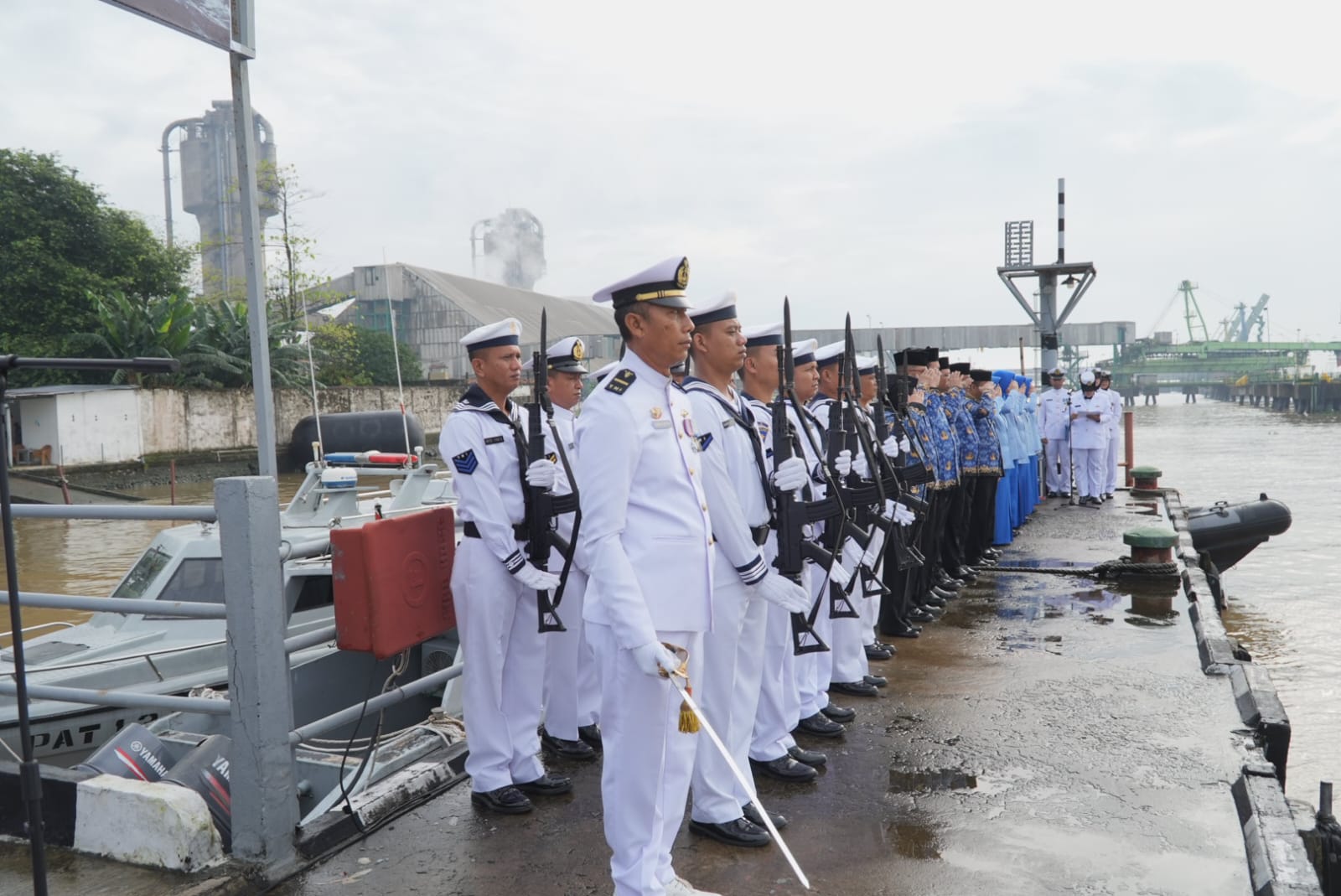 Kenang Jasa Pahlawan, Danlanal Palembang Pimpin Upacara Dharma Samudera