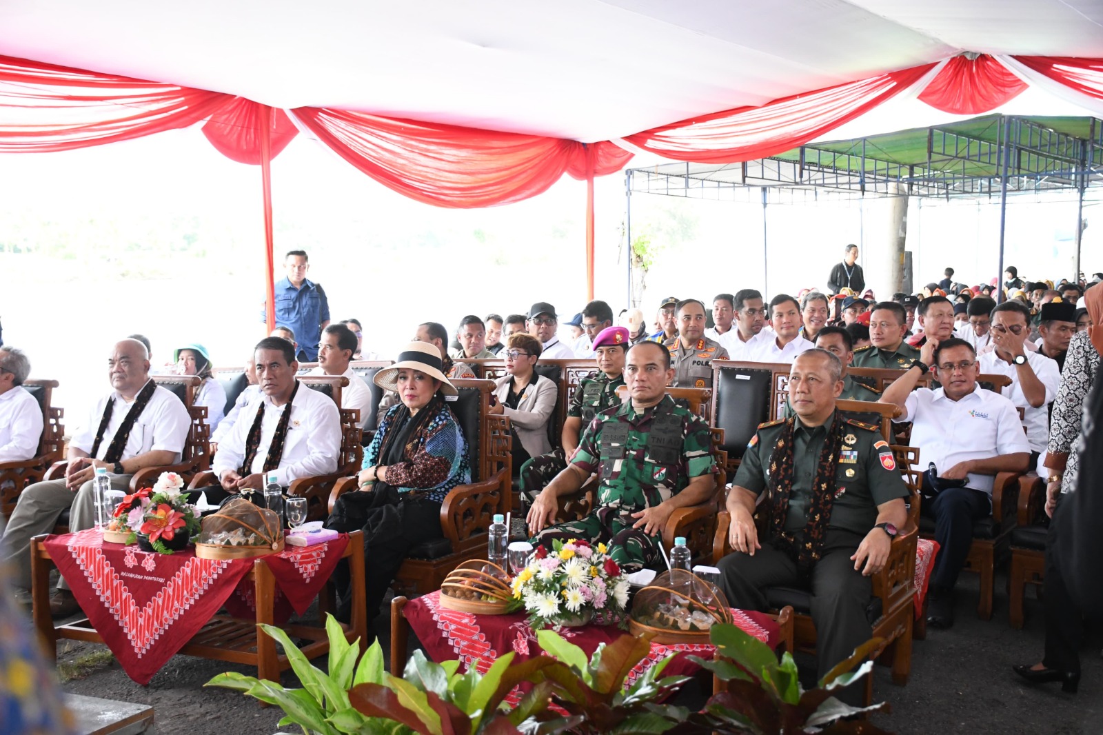 Danrem 072/Pamungkas Hadiri Gerakan Tanam Padi Akibat Genangan Banjir