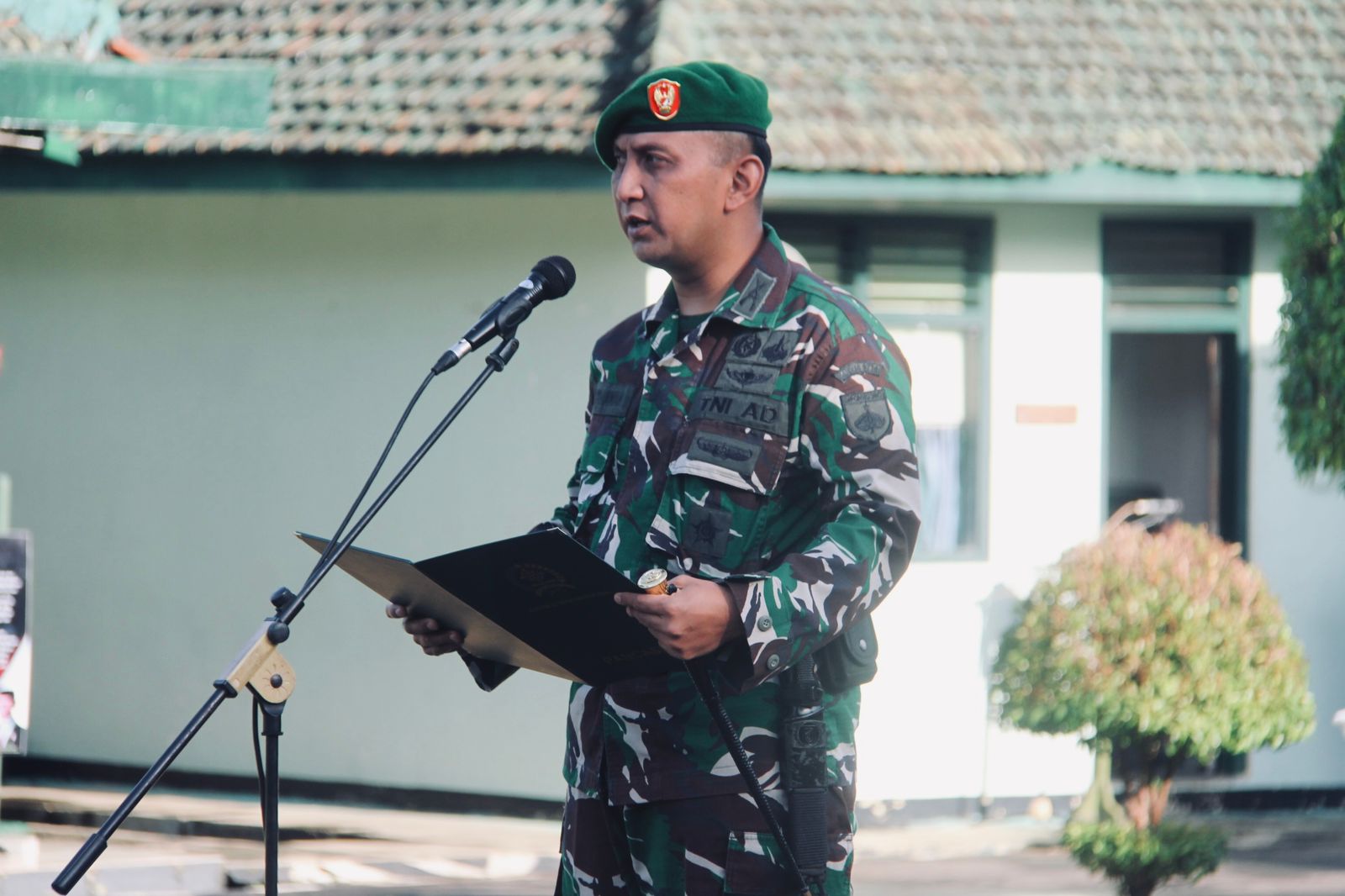 Upacara Bendera 17-an, Dandim Gunungkidul Bacakan Amanat Panglima TNI
