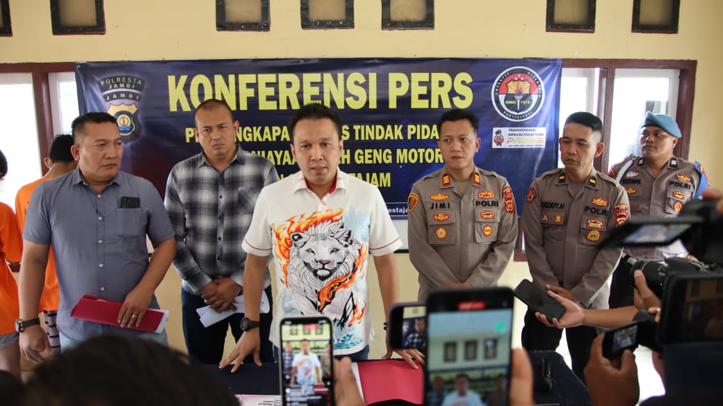 Ditreskrimum Polda Jambi Manang Soebeti Siap Berikan Rasa Aman kepada masyarakat jambi untuk Tindak Tegas Pelaku Genk Motor