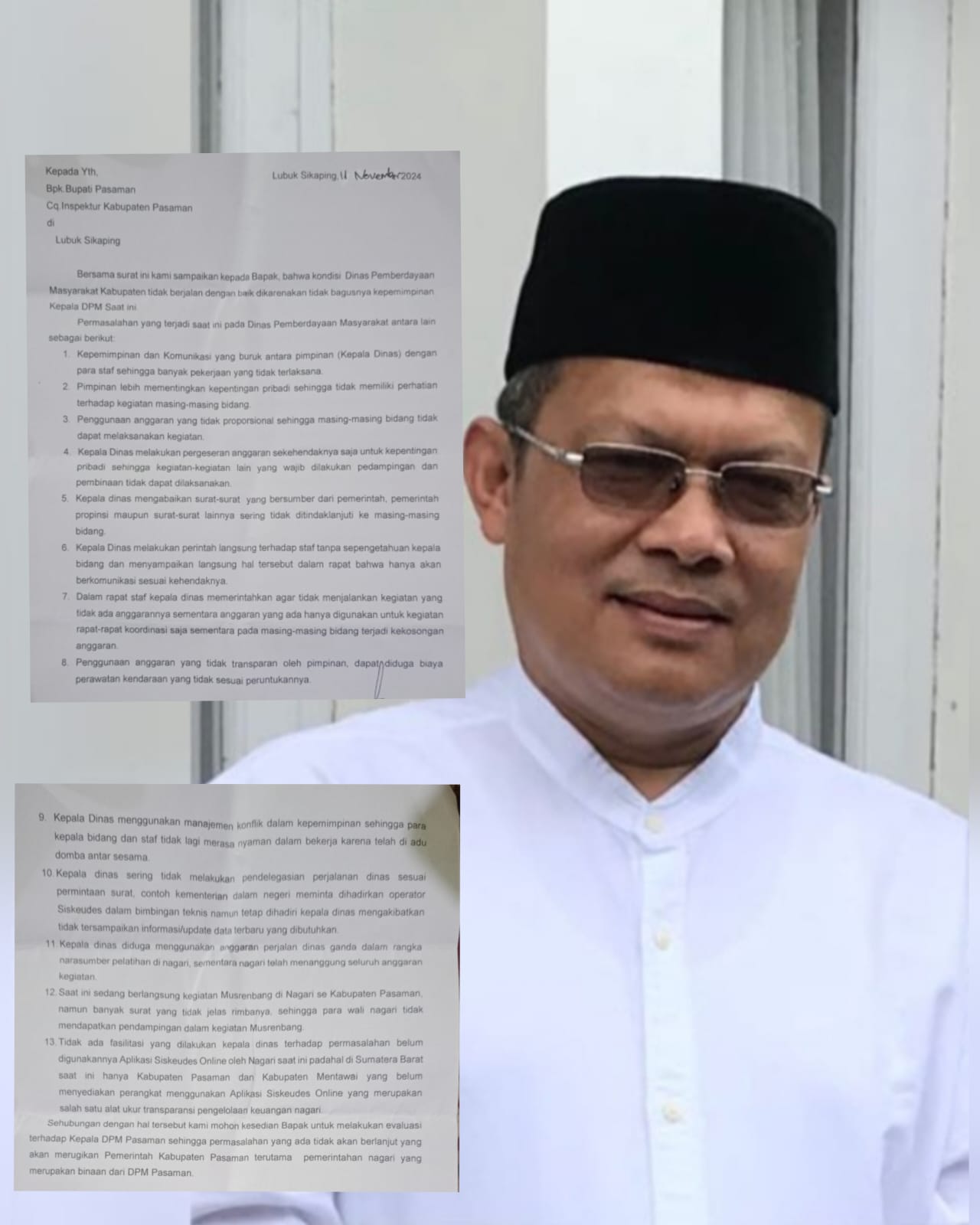 Dinas Pemberdayaan Masyarakat Kabupaten Pasaman Tidak Kondusif Lagi