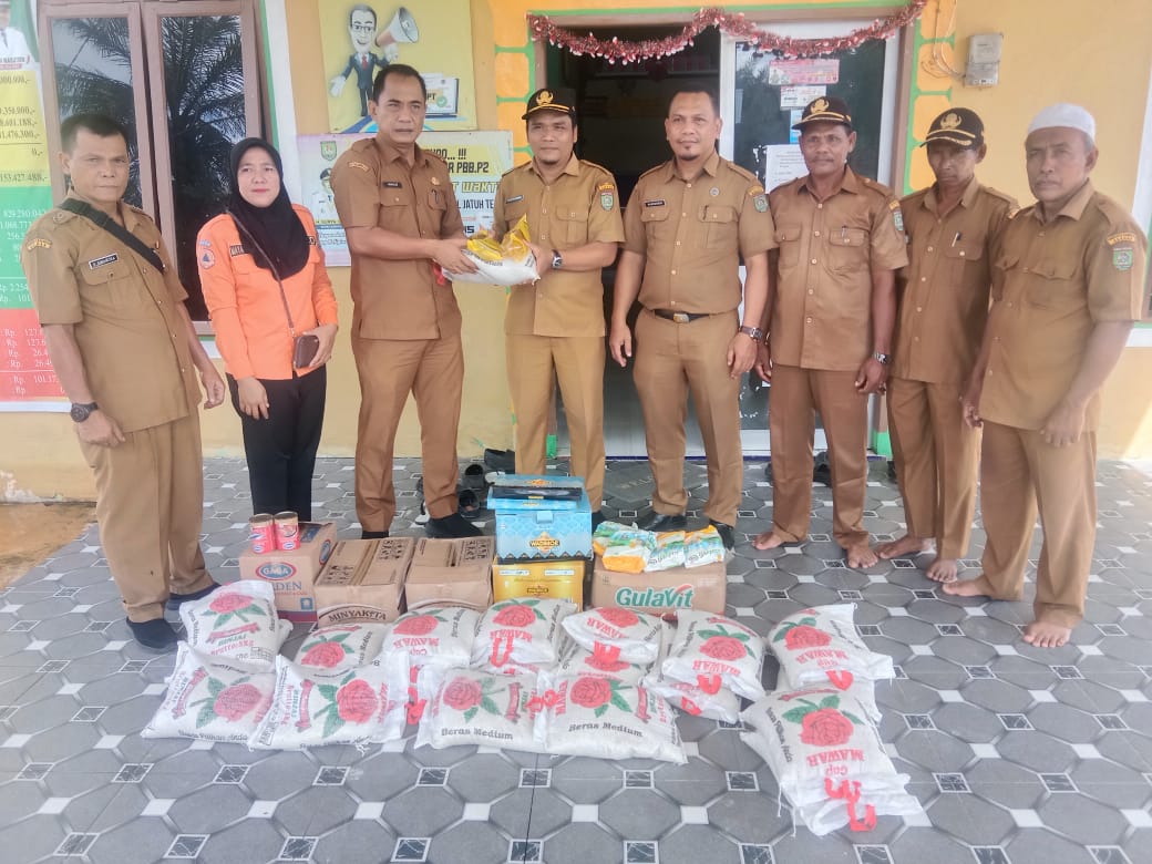 Pemerintah Kabupaten Asahan Salurkan Bantuan Musibah Banjir Pada Masyarakat Desa Sei Dua Hulu
