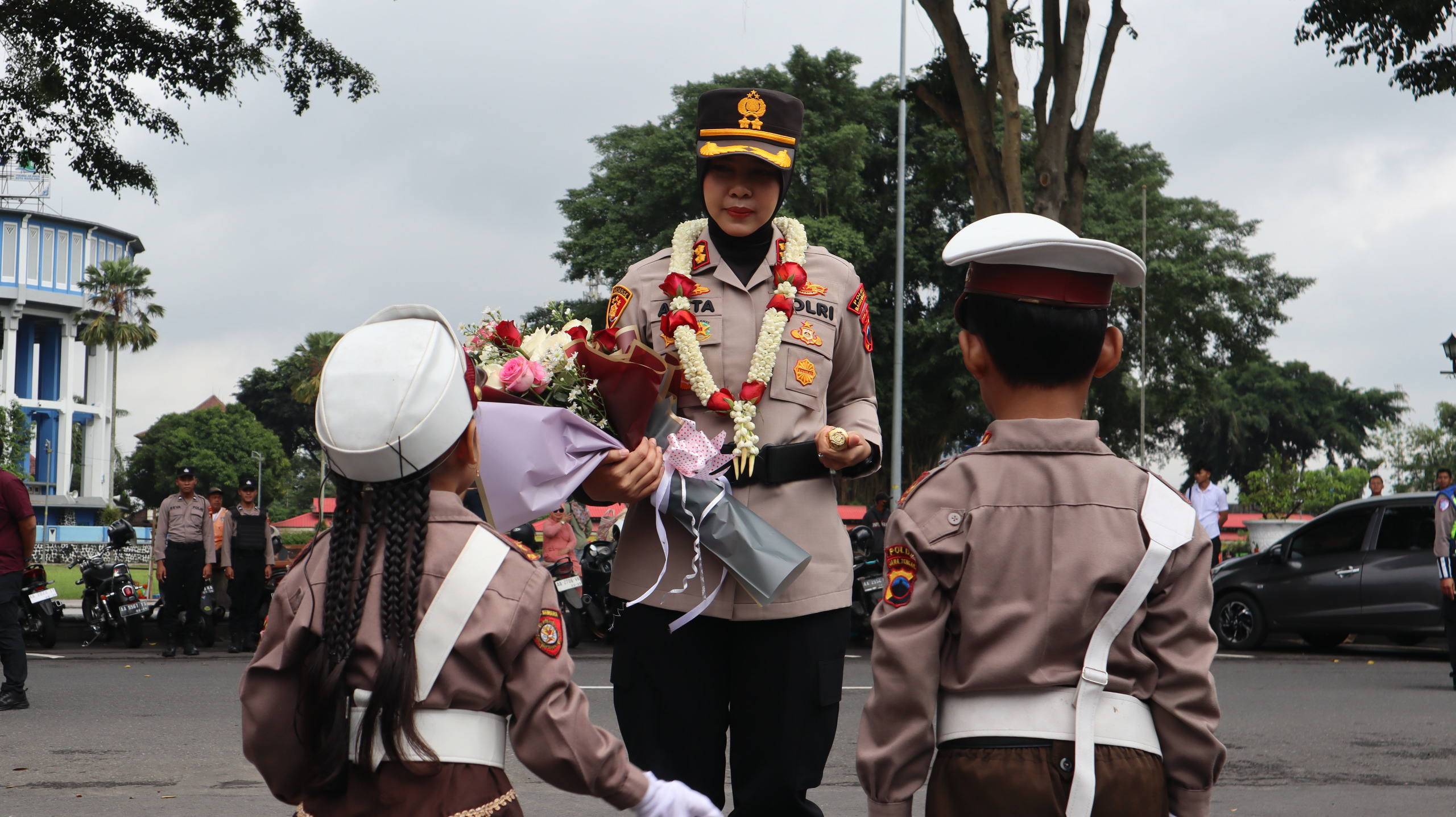 Acara Tradisi Penyambutan dan Pelepasan Kapolres Magelang Kota