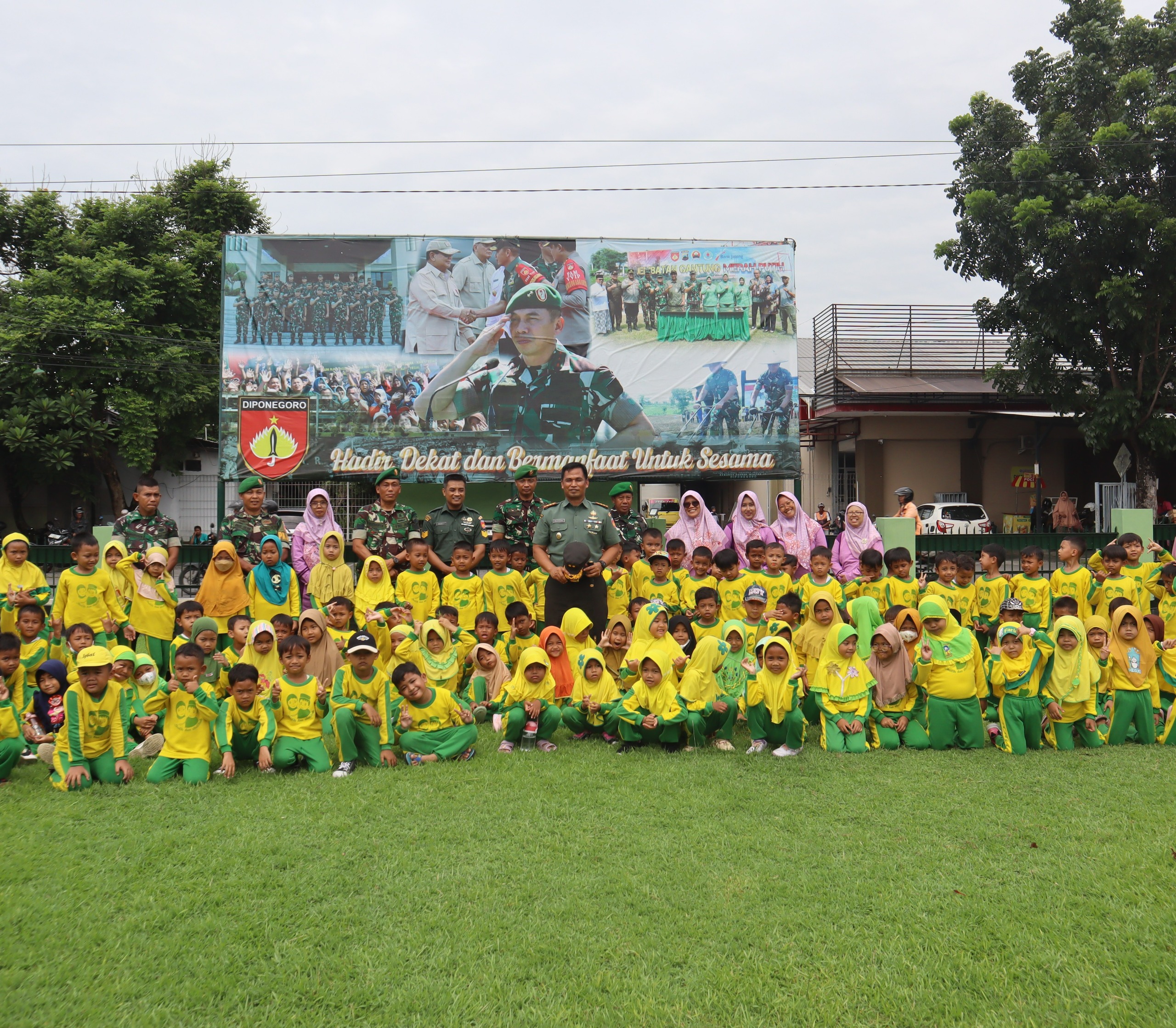 Letkol Inf Muhidin Dandim Bantul Sambut Kunjungan Anak-Anak TK ABA Among Putro Adirojo
