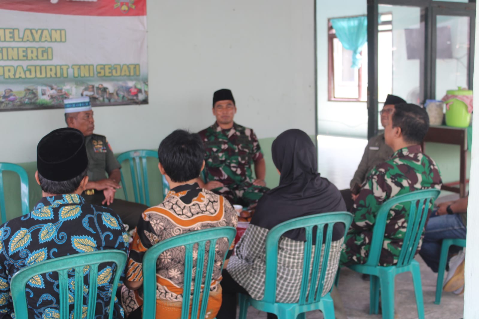 Letkol Inf Muhidin Hadiri Doa Bersama dan Silaturahmi di Lokasi Pembangunan Dapur Sehat untuk Anak Sekolah