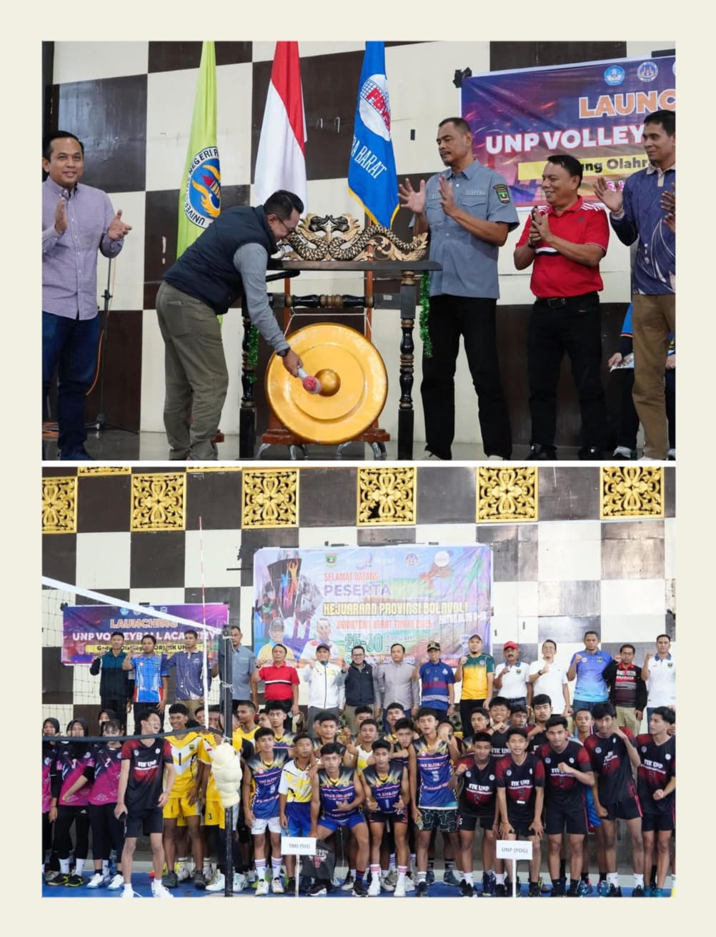 Buka Kejuaraan Bola Volly tingkat Sumbar, Bupati Eka Putra Sampaikan Apresiasi
