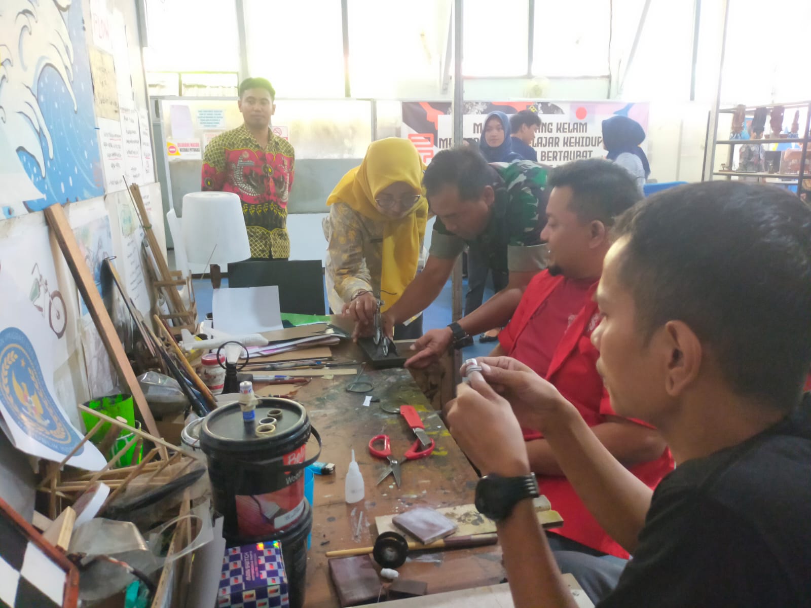 Danramil 05/Pasar Kliwon Berikan Motivasi Kepada Warga Binaan di Lapas Kelas 1 Surakarta Pada Libur Imlek 2025
