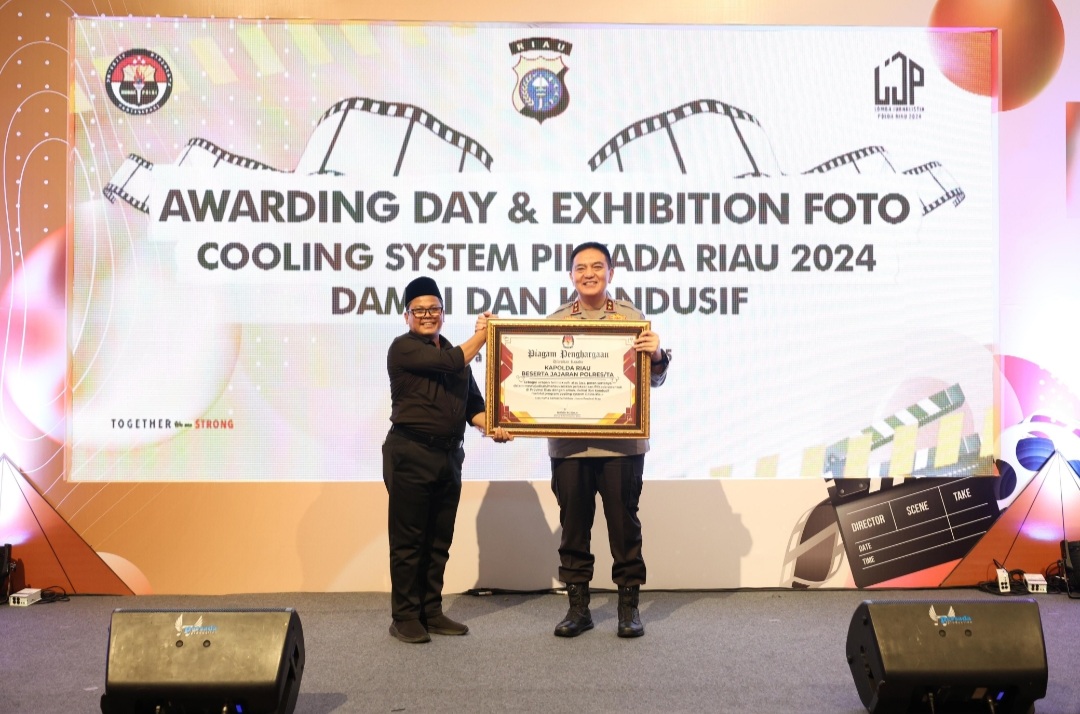 KPU-Bawaslu Ganjar Penghargaan ke Polda Riau, Dinilai Sukses Amankan Pilkada